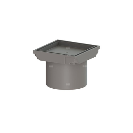 Kratka KESSEL kwadratowa abs 110x110mm do wpustu