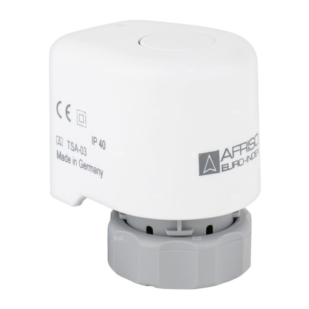 Siłownik termoelektryczny 24 V AC/DC z wył. pomocniczym, NC AFRISO TSA-03 gwint M30x1,5 mm