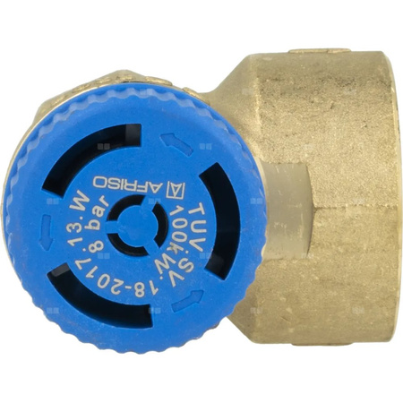 Zawór bezpieczeństwa AFRISO MSW sprężynowy mosiądz 8 bar GW x GW 3/4'' x 1''