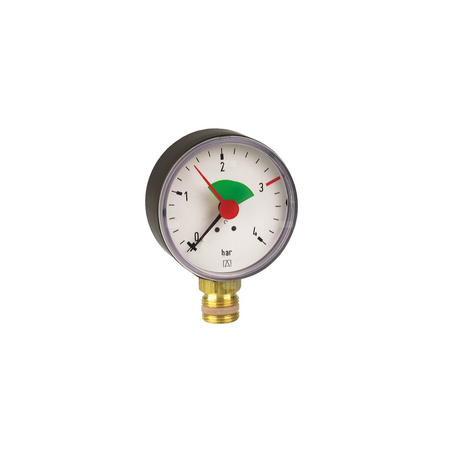 Manometr z rurką Bourdona AFRISO HZ grzewczy 0/4 bar G1/4B radialne fi 63 mm, kl. 2.5%