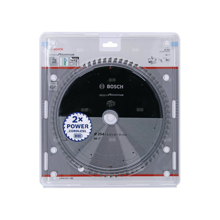 Ostrze do piły tarczowej bezprzewodowej Expert for Aluminium 254 x 2,4 / 1,8 x 30 T68