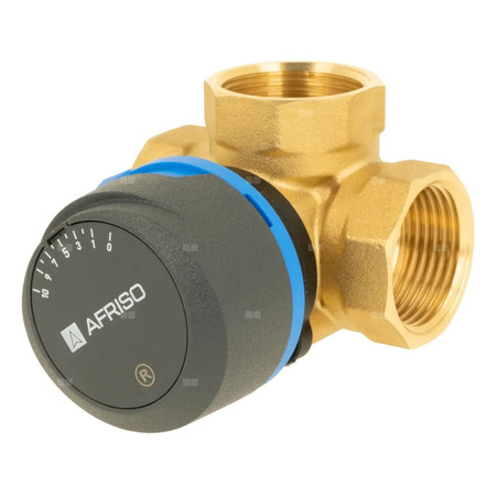 Zawór obrotowy trójdrogowy AFRISO ARV 384 Vario ProClick, mieszający, Siłownik elektryczny ARM 343, DN 25