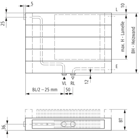 Grzejnik płytowy typ 20 KERMI V-HHV wym. 350 x 700 mm, kolor biały, moc 452 W