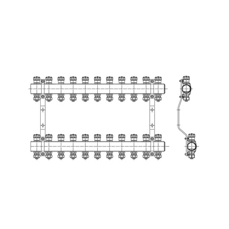 PHA-109A/Z Komplet rozdzielacza 4 obwod.