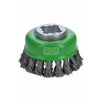 Szczotka garnkowa 75 z systemem X-LOCK, stal nierdzewna 75 mm, 0,5 mm, X-LOCK