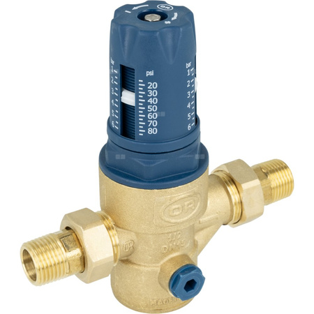 Regulator ciśnienia wody AFRISO BPR 421 mosiądz, półśrubunek 1/2'', 25 bar
