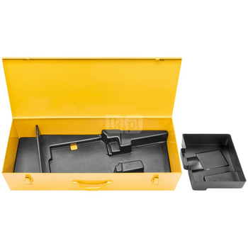 Skrzynka stalowa z 2 wkładkami Akku-Amigo/-Tiger/-Cat/-Curvo