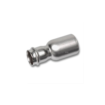 Nypel SANHA NiroSan SF redukcja, stal nierdzewna, 108 mm x 88,9 mm (zz x zw)