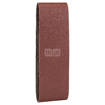 3-częściowy zestaw taśm szlifierskich do szlifierek taśmowych, wersja czerwona K = 40