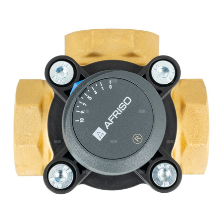 Zawór obrotowy trójdrogowy AFRISO ARV 386 Vario ProClick, mieszający, Siłownik elektryczny ARM 343, DN 40