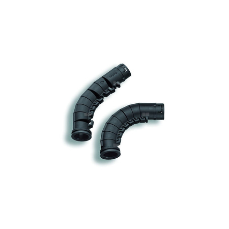 Kolanko do rur z tworzywa do podłączenia w ścianie 90'