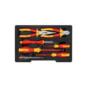 Narzędzia ręczne - VDE mieszany zestaw narz. ręczn. 7 szt.