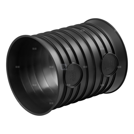 Nasuwka MAGNAPLAST MAGNACOR MCU, PP (czarny), DN 250 (ww x ww), do kanalizacji