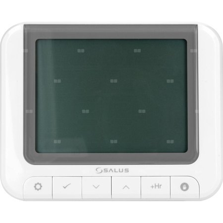 Temostat pokojowy dwużyłowe SALUS RT520, kolor beżowy 230 V z wyświetlaczem