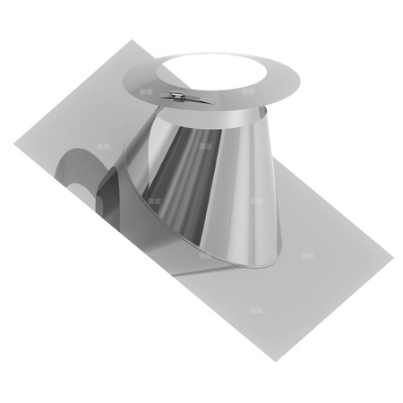 Przejście przez dach 26-35st. aluminiowe z kołnierzem fi200mm