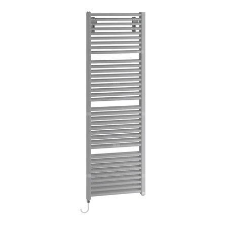 Grzejnik drabinkowy KERMI Duett-E, wym. 1188 x 634 mm, kolor srebrny, moc 900W