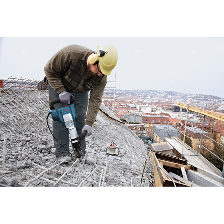 Młot udarowy wyburzeniowy Bosch GSH 11 VC Professional, 1700W, z uchwytem SDS-max i walizką (wł.)