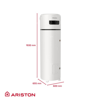 Stojąca pompa ciepła c.w.u. NUOS PLUS S2 WI-FI 250 SYS FS