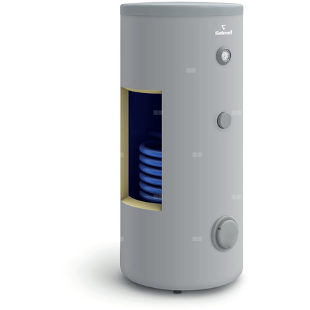 CONCEPT Podgrzewacz cwu 200l, emaliowany, z pojedynczą wężownicą spiralną, w izolacji z poliuretanu, w obudowie ze skay-u