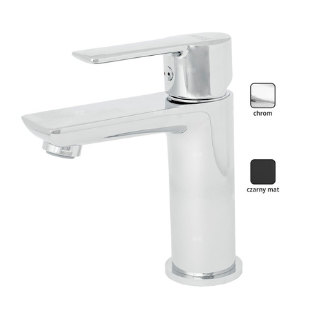 84401 Bateria WEGA umywalkowa stojąca chrom głowica 35