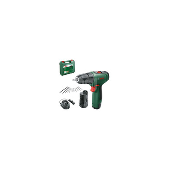Bosch akumulatorowa wiertarko-wkrętrarka EasyDrill 1200 12V 2x1,5Ah + akcesoria
