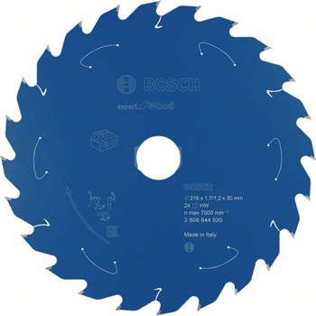 Ostrze do piły tarczowej bezprzewodowej Expert for Wood 216 x 1,7 / 1,2 x 30 T24