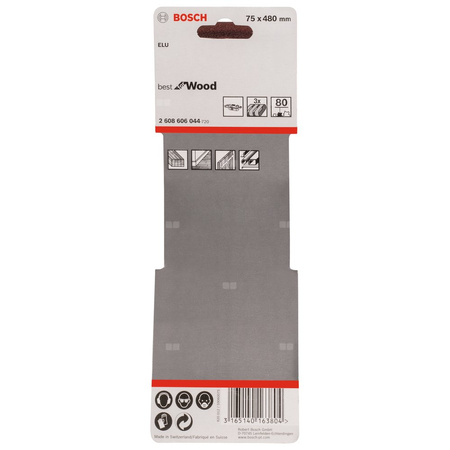 PAS BEZK. 75X480 BEST F/WOOD P80