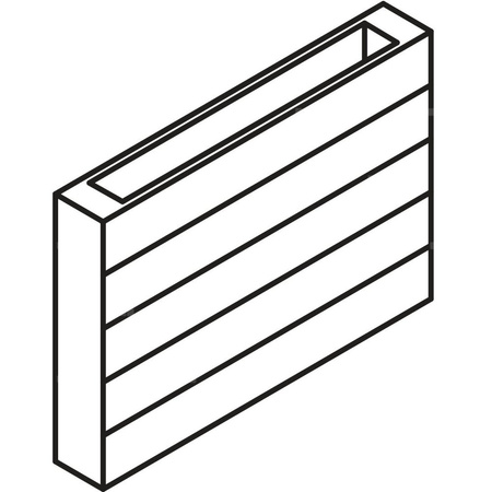 Ściana grzewcza Kermi Heizwand HHN Typ20 BH1400x72x1100 QN2244, weiß, 6bar, m. Abd, AB 12