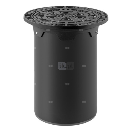 Studzienka teleskopowa MAGNAPLAST D-400/TL-400 maksymalne obciążenie 40 t, pokrywa okrągła, pełna