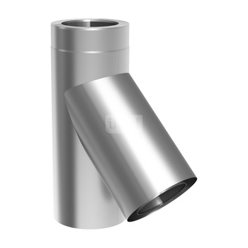 Trójnik 45' JEREMIAS DWV12 150 x 150 x 150 do odprowadzania spalin