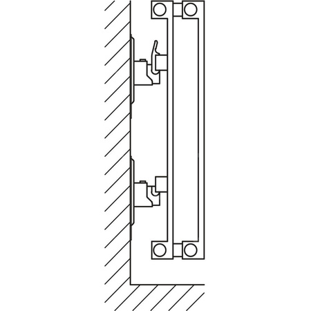 Kermi V ściana grzewcza HVV20 2400x104x1680