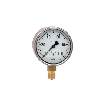 Manometr z rurką Bourdona WEBA M160-R 0-16 bar M20x1,5, kl. 1,6