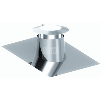 Przejście przez dach 5st. - 15st. (stal nierdzewna) fi80/125mm