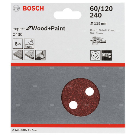 PAP. ŚCIER. RW D115 SET 6PC NS