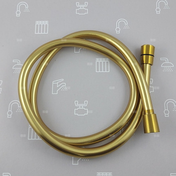 WĄŻ NATRYSKU L1200 MM DO BAT. BIDETOWEJ PODTYNKOWEJ LOGON, MOZA, GOLD