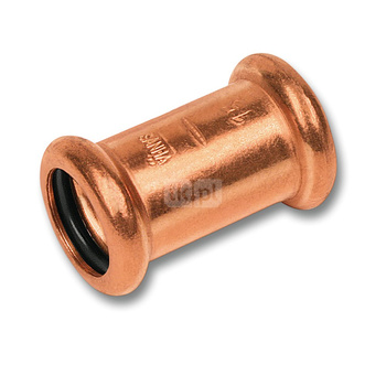 Mufa SANHA Press przesuwna, miedź, 12 mm (zw x zw)