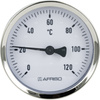 Termometr bimetaliczny AFRISO BiTh fi 80 mm 0…120'C tuleja 100 mm połączenie ax