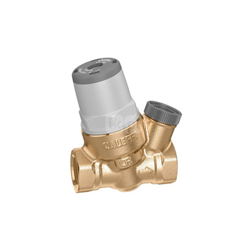 Regulator ciśnienia CALEFFI 533H, GW 3/8'', 16 bar z manometrem, wersja skośna