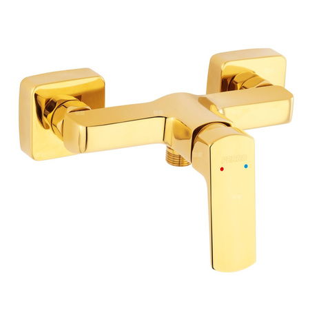 VITTO VerdeLine bateria natryskowa ścienna, złoty