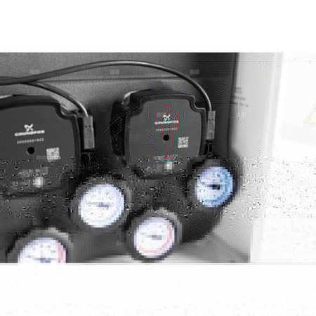 Grupa pompowa AFRISO PrimoBox AZB 555 GZ x GW 3/4'' x 3/4'', z izolacją, z siłownikiem arm 141