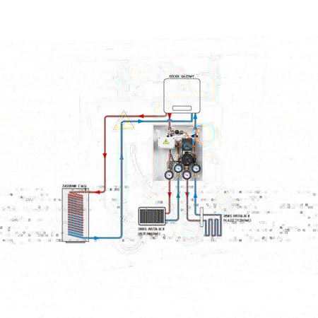 Grupa pompowa AFRISO PrimoBox ACB 910 GZ x GW 3/4'' x 3/4'', z zaworem mieszającym, z siłownikiem arm 141 proclick