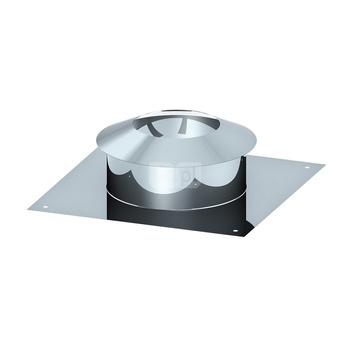 Osłona wylotu przewodu kominowego JEREMIAS 360-TWIN63 stal nierdzewna 80/125 mm