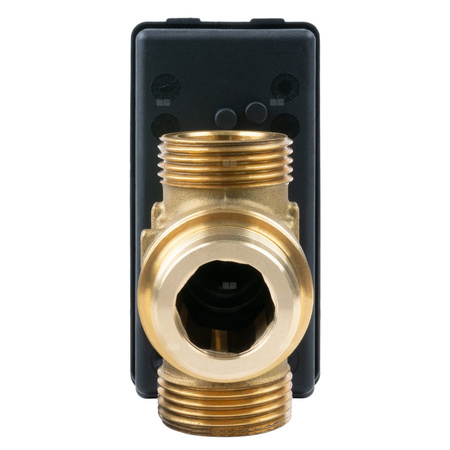 Zawór trójdrożny AFRISO AZV 643 mosiądz, średnica DN 20 gwinty zewnętrzne silnik elektryczny