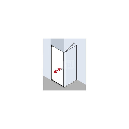 Kermi Drzwi wah. Raya 1WR 0750x 2000 718-758 SIMG SR Opaco Clean