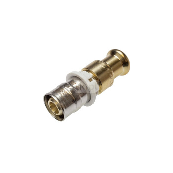 Mufa SANHA 3fit Press pb-free trzyczęściowy, brąz, 16 mm x 12 mm (zw x zw)