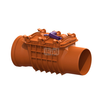 Zawór zwrotny KESSEL Staufix (1x klapa z tworzywa, 1x klapa ze stali) DN 150 ev016084