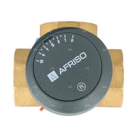 Zawór obrotowy trójdrogowy AFRISO ARV 384 Vario ProClick, mieszający, Siłownik elektryczny ARM 343, DN 25