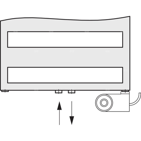 Grzejnik drabinkowy KERMI Casteo BH, wym. 1806 x 750 mm, kolor srebrny, moc 1065W