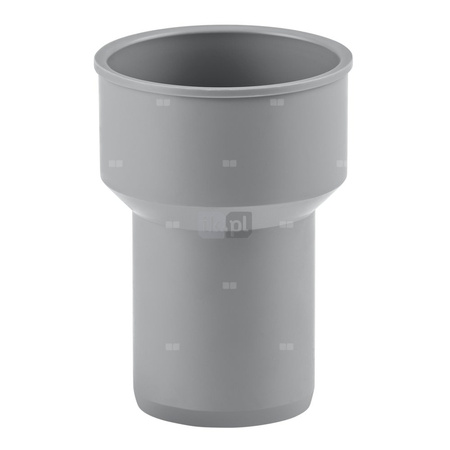 Złączka do rur metalowych MAGNAPLAST HT PLUS HTS, PP (szary), DN 50 (ww x ww), do kanalizacji