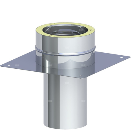 Płyta fundamentowa dla podwyższenia komina fi 180mm (1,0) max. wysokość od podstawy 1,5m